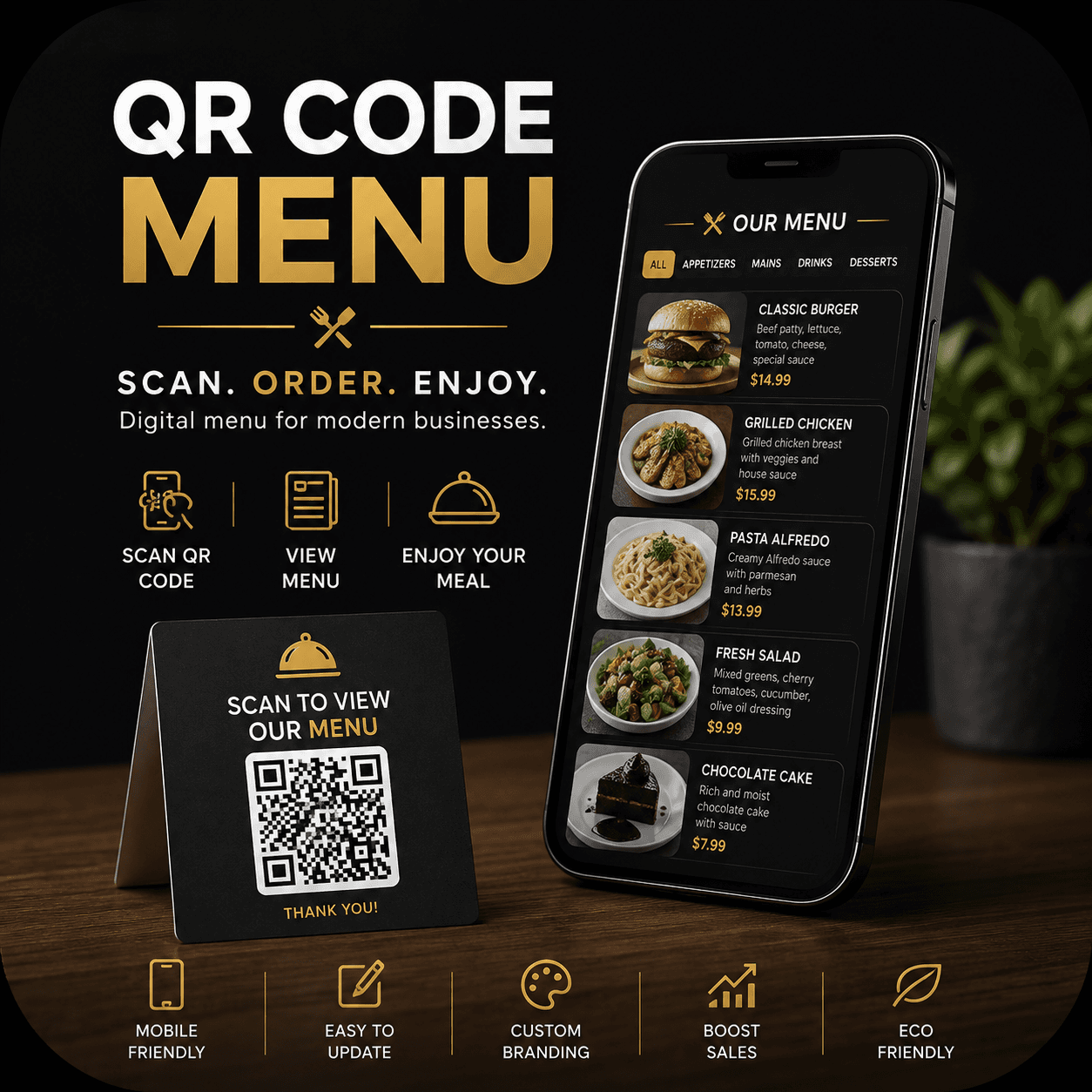 QR Code Digital Menu — photo 1